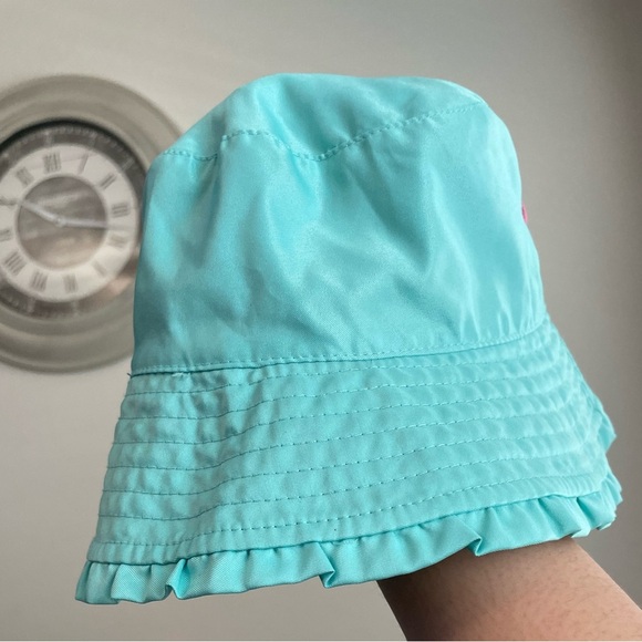 Uv Skinz Aqua Kids Bucket Hat with Pink Patch size 7 - Picture 2 of 6